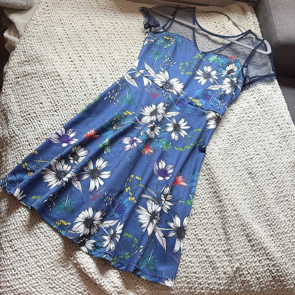 Vintage 1980s Floral Dress size small